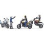 Bruder motocicleta de politie Scrambler Ducati si politist
